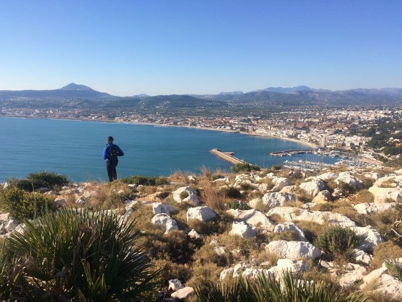 wandelen bij antonio met zicht op javea