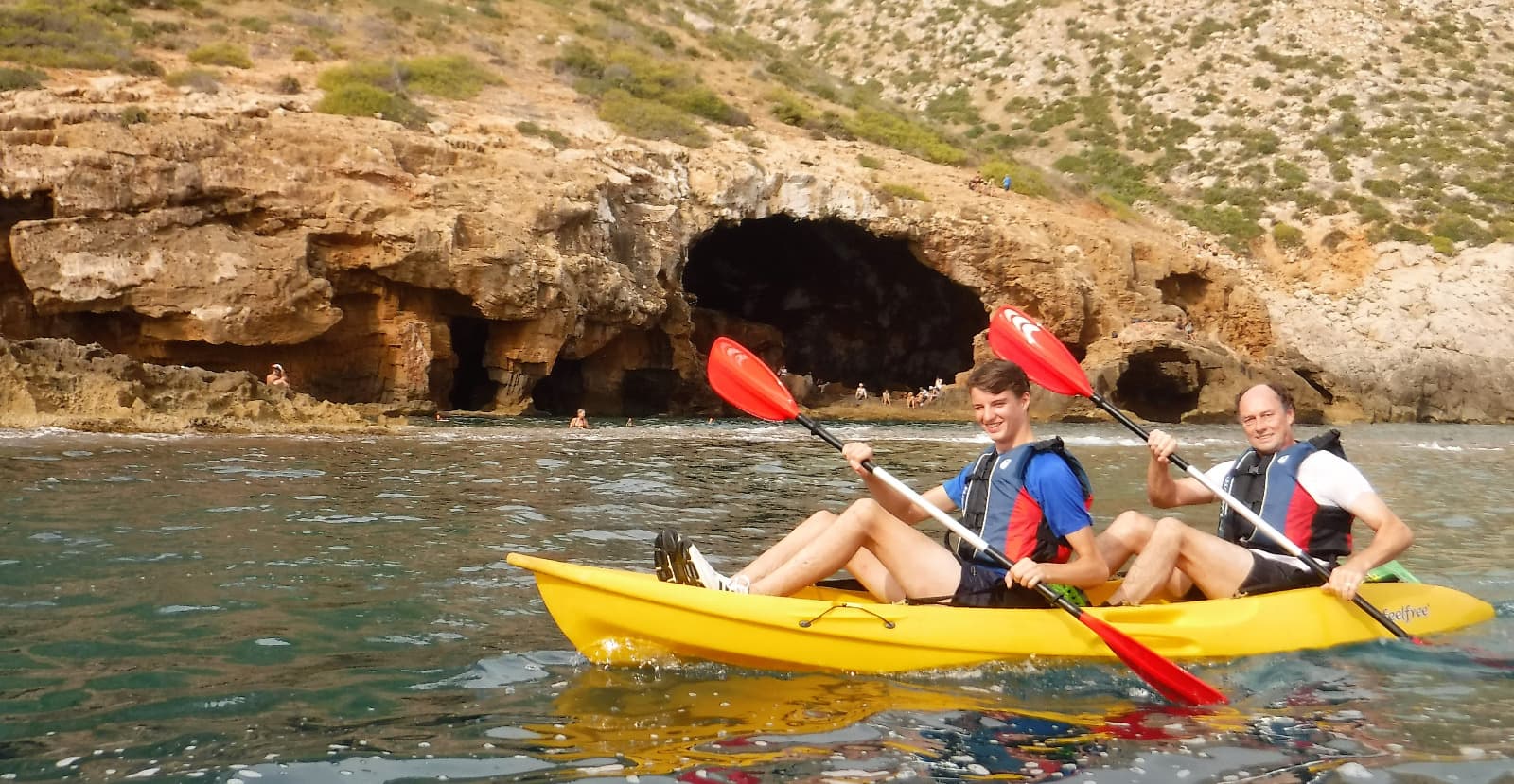 Kayakken bij Denia en Javea
